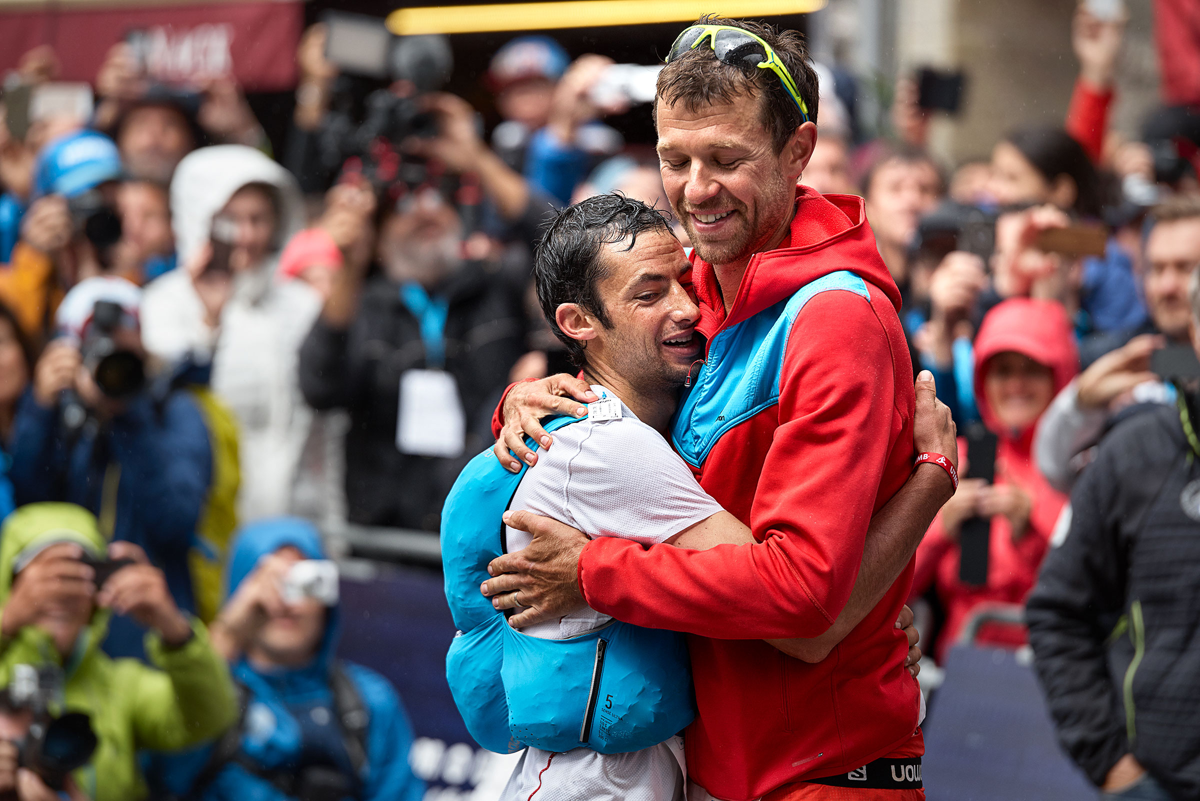 Kilian Jornet and François D'haene / Salomon / UTMB 2017